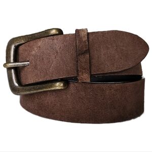 Leather belt